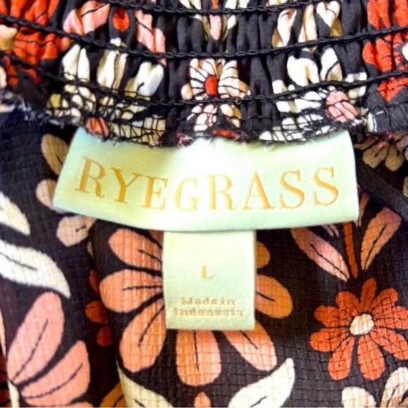 RYEGRASS Off the Shoulder Top - Size Large - Picture 7 of 8